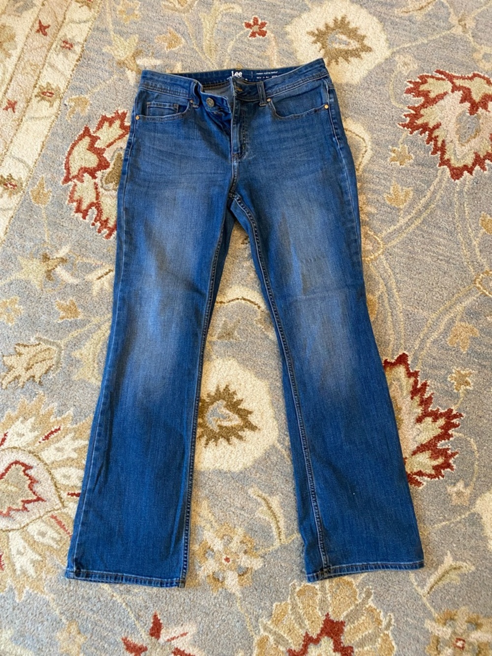 Lee Riders Modern Mid-Rise Bootcut Women's Dark Blue Flare Jeans